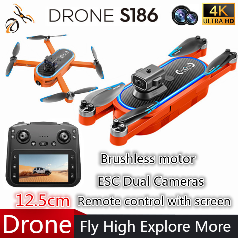 Drone Camera Professional - Dron 2025 S186 Profesjonalny 4K HD
