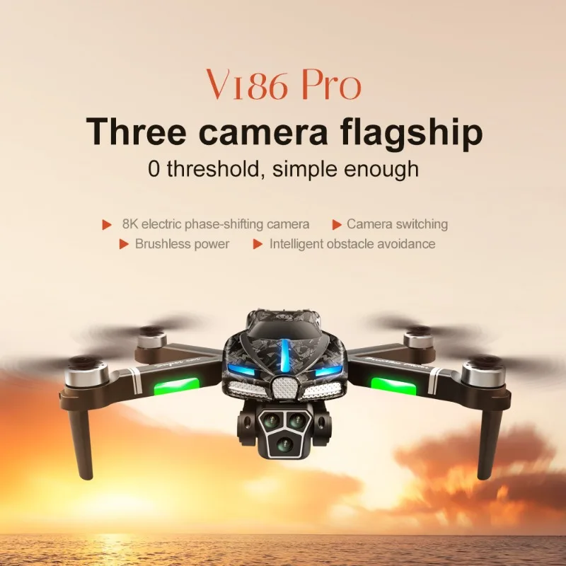 Drone Camera Professional - Nowy V186 Pro Drone Profesjonalny silnik
