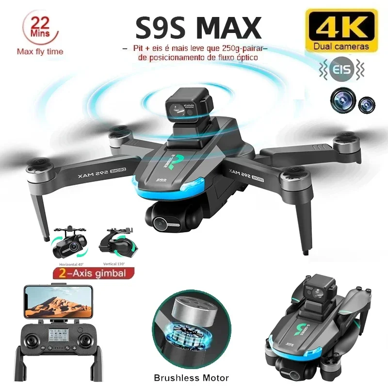 Drone Camera Lens - NOWOŚĆ S9S MAX MINI Drone 4K