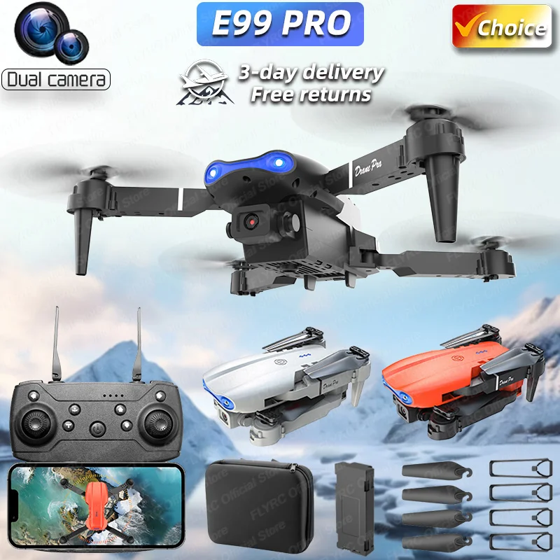 Drone Camera Wide Angle - Mini E99Pro Składany Helikopter RC 5G