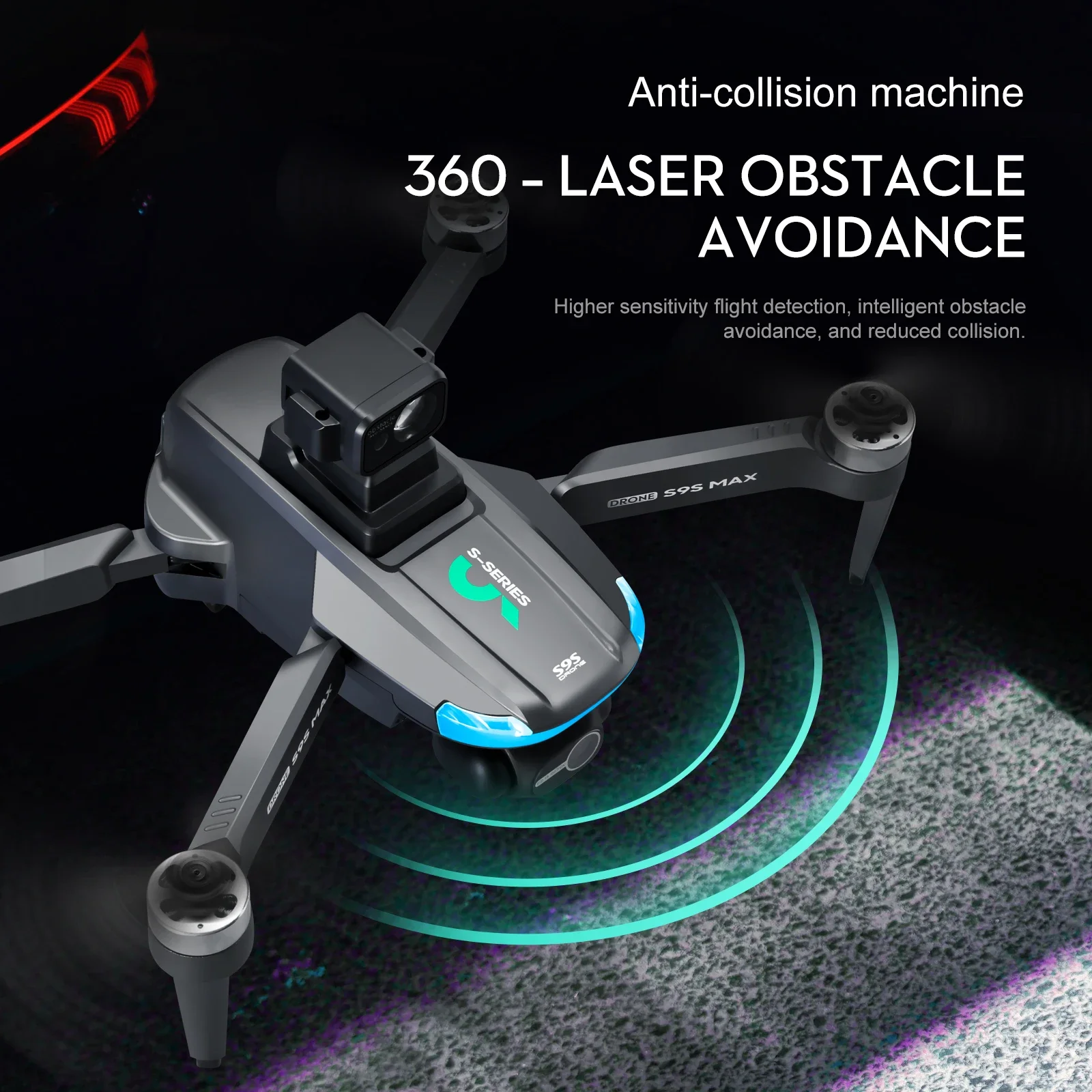 NOWOŚĆ S9S MAX MINI Drone 4K 2 – Drone Camera Lens recenzja i cena