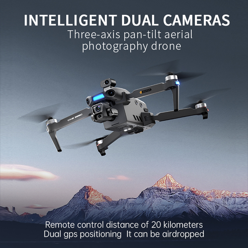 Nowy dron z podwójną kamerą 8K – Drone Camera Lens recenzja i cena