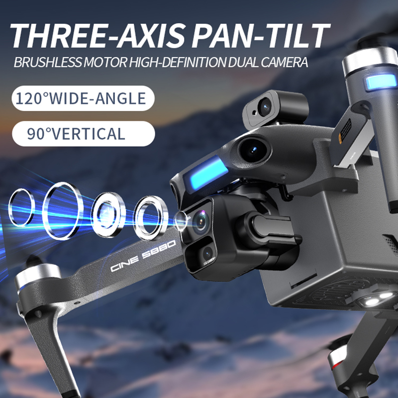 Nowy dron z podwójną kamerą 8K – Drone Camera Lens recenzja i cena